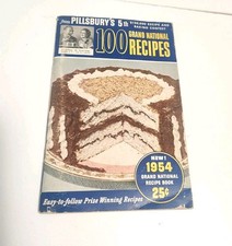 1954 Pillsbury 5th Grand National Recipes Cookbook Bake Off Ad Ephemera F195 picture