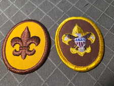 NEW Vintage BSA Boy Scouts Of America Scout & Tenderfoot Rank Patches 1980’s NOS picture