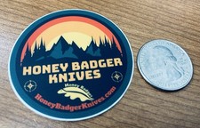 Honey Badger Knife Co. STICKER - For Knives Collector - Honey Badger Don’t Care picture
