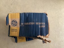 Vintage New GE 50Watt Vibration Service Lamp FG 1935-U picture