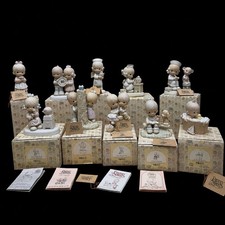 Precious Moments Figurines Lot of 10 Vintage Enesco w/ Original Boxes Box2 picture