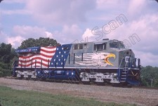 Original Slide- CN ES44AC 1776 FRESH 250 America At Spencer,NC 8/26 picture