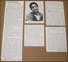 1970 Bobby Seale Seize the Time Clipping Article Photo Black Panther Party VTG picture