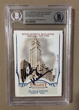 RUDY GIULIANI 2012 Allen & Ginter Signed Slabbed Card. Beckett COA picture