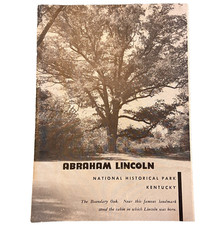 1951 Abraham Lincoln National Historical Park Kentucky Program Guide Sou Vintage picture