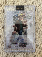 2026 Wild Card Matte Metal Macaulay Culkin America 250 True 1/1 Auto Home Alone  picture