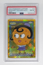 2025 Topps Chrome SpongeBob Sapphire - Margaret Squarepants #17 - Gold /50 PSA 8 picture