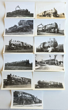 C. 1930s-40s Grand Trunk Western Railroad Locomotive Snap Shot Photo Lot Of 11 picture