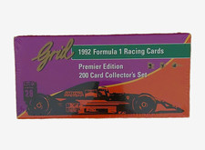 Grid 1992 Formula 1 Racing Cards Premier Edition Box Set 200 Cards Villeneuve picture