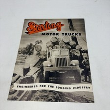 Vintage c.1950 Sterling Motor Trucks Logging Industry Log Haulers Sales Brochure picture
