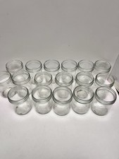 Lot of 17 Vintage Kerr Self Sealing Wide Mouth Mason Jars No Lids picture