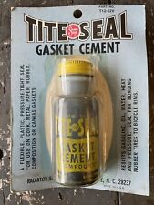 NOS Vintage TITE SEAL ~ SOLDER SEAL Gasket Cement Radiator Specialty Co 2 fl oz picture
