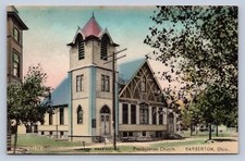 K9/ Barberton Ohio Postcard c1910 Presbyterian Church 211 picture