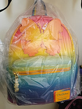 Dollywood Loungefly Mini Backpack Multicolor Butterfly Theme picture
