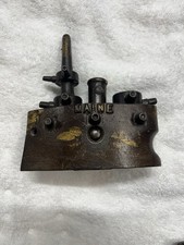 ANTIQUE CAST IRON--MAINE BATTLESHIP COIN BANK-SMALL VERSION-SUPER CONDITION picture