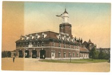 Stillwater OK Fire Service Training Bldg OK A&M College Albertype Postcard picture