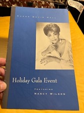 1992 Holiday Gala Featuring Nancy Wilson Max Roach & Aaron Davis Hall Program picture