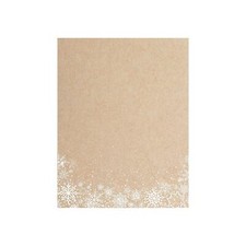80 Sheets Holiday Letterhead Writing Paper Snowflakes Compatible with Printers picture