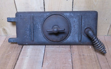 Vintage Cast Iron Wood Coal Burning Stove Door Cover Old 19-24-7-41 picture