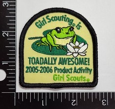 Girl Scout Patch Girl Scouting Is Toadally Awesome 2005-2006  New picture