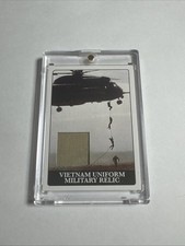 2019 HISTORIC AUTOGRAPHS 1969 VIETNAM UNIFORM MILITARY RELIC CARD picture