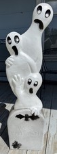 Vintage 1995 Union Products Ghost And Tombstone Blow Mold Halloween 41