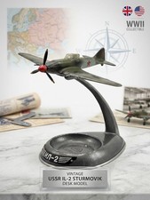 Vintage USSR il-2 Sturmovik Airplane Ashtray Model Desk Top Souvenir WWII Soviet picture