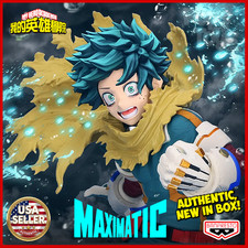 US SELLER - BANPRESTO My Hero Academia Maximatic Izuku Midoriya Figure New 8.6