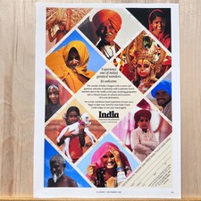 1992 India Travel Tourism Vintage Print Ad Travel Guide Mail Order Advert Art picture