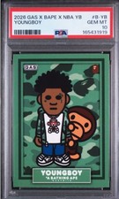 2026 Bape  X NBA YoungBoy X Gas TRADING CARD The bathing ape trading card picture