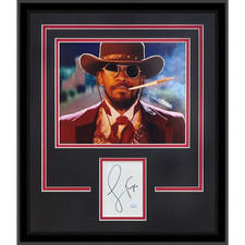 Jamie Foxx Autographed Django Unchained Signature Series Frame - JSA picture