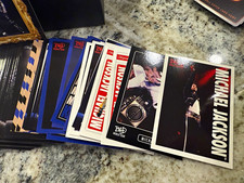 Bad World Tour Michael Jackson 1988 Non-Sport Card Lot more than 200 cards picture