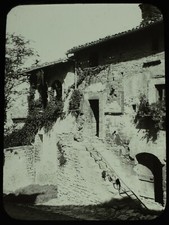ANTIQUE Magic Lantern Slide ASSISI NO3 C1910 PHOTO ITALY ARCHITECTURE  picture