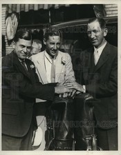 1932 Press Photo Wilson Crainm Ernie Shave, Ed Kelly Akron Ohio picture