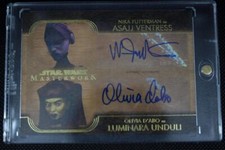 2020 MasterworkS AUTO Nika Futterman Asajj Ventress Olivia d'Abo Luminar WOOD picture