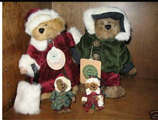 Boyd's Special Set #9227 Plush Mathew & Bailey w/ Resin Ornament 1998 180419 picture