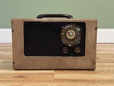 Emerson Model 523 7 Tube Radio 1946 - 1947 Suitcase Tabletop Model (SEE VIDEO) picture
