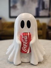 Coca-Cola Ghost Figure Halloween Decor Holding Coke TikTok Viral NEW picture