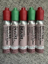 VTG Sanford Marker Deluxe Mini Metal Barrel Smelly  Red Green Lot of 5 picture
