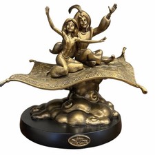 Disney Cruise Line DCL Treasure Aladdin & Jasmine Grand Hall Atrium Statue NIB picture