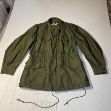 Vintage US Army WR Sateen Men Small Green OG 107 8405 255 8590 1/1955 USGI picture
