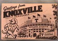 LEATHER University of Tennessee VOLS Knoxville Neyland Stadium Modern FOOTBALL picture