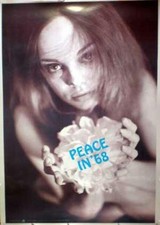 Peace in ‘68 Vintage Poster 1968 Original 18x26 picture