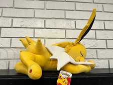 Pokémon 18in Sleeping Jolteon Plush Stuffed Animal Toy. Jazwares with Tags. picture