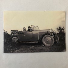 Vintage Car Automobile Driver in Lea Francis Photo Photograph Modern Era Print  picture