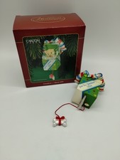 Vintage Carlton Cards Grandson Christmas Ornament 1999 Puppy Dog Great Condition picture