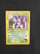 Giovanni's Nidoking 7/132 Gym Challenge Holo Rare WOTC picture