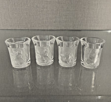Lalique 4 'LES ENFANTS' Crystal Cordial Aperitif Shot Glasses NEW picture