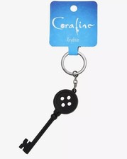 Loungefly Coraline Other World Button Key Metal Keychain Licensed New w/Tag picture