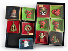 Hallmark Tree-Trimmer Dated Ornaments 1976–1983 Original Boxes – Lot of 11 picture